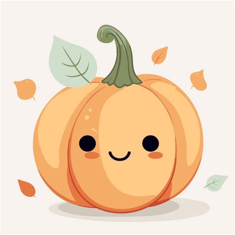 Premium Vector Pumpkin Clipart Cute Halloween Vector Design