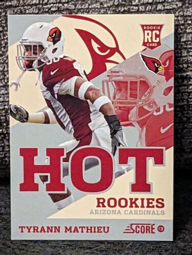 Tyrann Mathieu Score Hot Rookies Lsu Cardinals Saints Rc