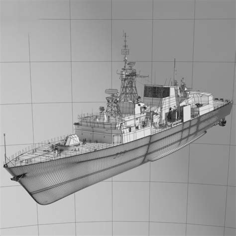 Halifax class frigate 3D Model $249 - .unknown .3ds .c4d .fbx .lwo .ma .obj .max - Free3D