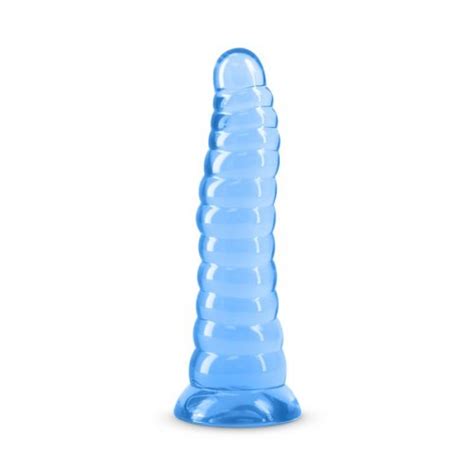 Ns Novelties Fantasia Nymph Suction Cup Rippled Dildo Blue Sex Toys