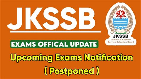 JKSSB Upcoming Exams Big Update JKSSB Recruitment 2024 JKSSB