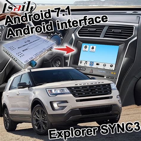 Lsailt Android GPS Navigation System Box For Ford Explorer Sync3 Video