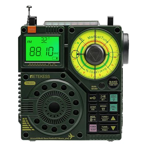 Retekess Tr112 Portable Shortwave Radio Multiband Radio
