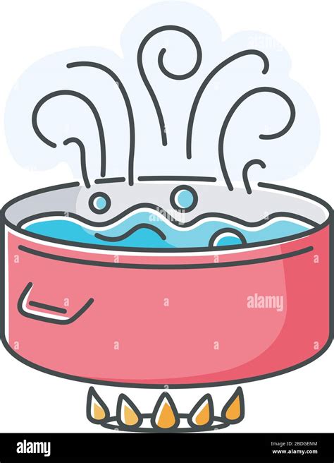 Boiling Water Method Stock Vector Images Alamy