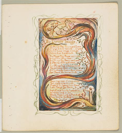 William Blake Songs Of Innocence And Of Experience The Divine Image