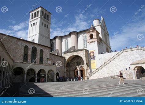 Cattedrale Assisi Italia Di Francis Santo Immagine Editoriale Immagine Di Cattedrale