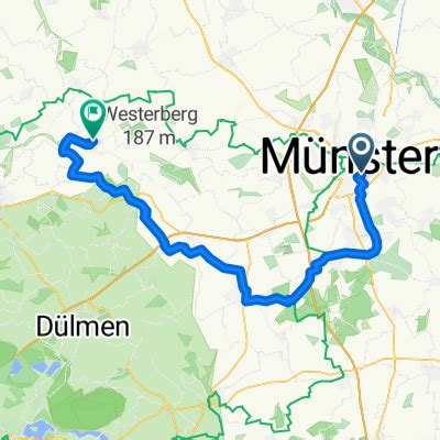 Cycling routes in Münster Bikemap