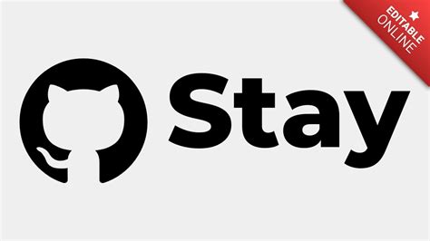 Stay Logotipo Github Generador De Efectos De Texto