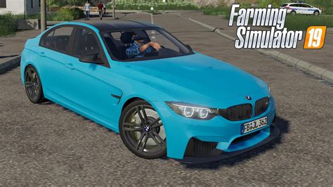 Bmw M3 F80 Farming Simulator 2019 [fs 19 Ls 19 Car Vehicle Mod] Fs19 Car Bmw Farming