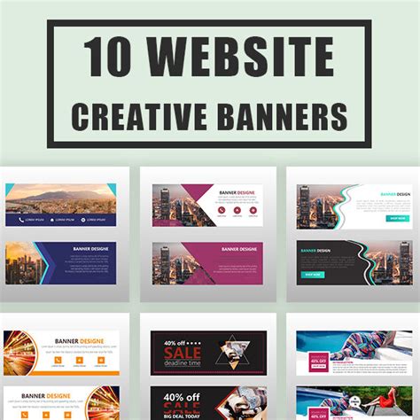 Creative Web Store Banner Template By CreativeDesign | TheHungryJPEG