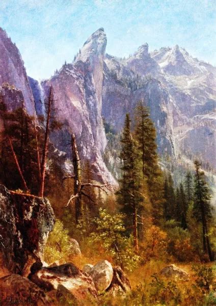 Lost Arrow Yosemite Valley By Albert Bierstadt Oil Painting