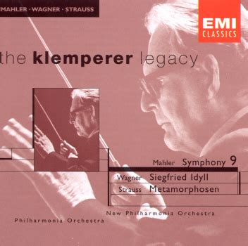 Otto Klemperer Philharmonia Orchestra Mahler Wagner R Strauss