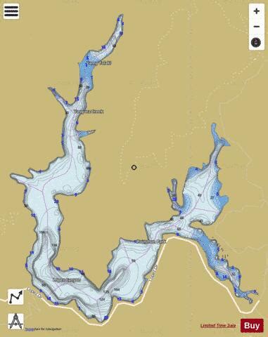 Lake Lopez Fishing Map | Nautical Charts App