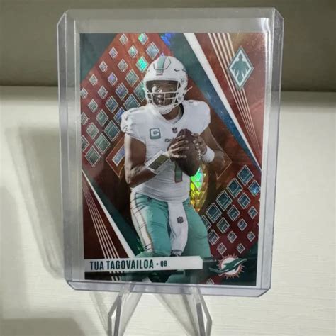 TUA TAGOVAILOA 2023 Panini Phoenix SP Fire Burst Prizm 340 9 Miami