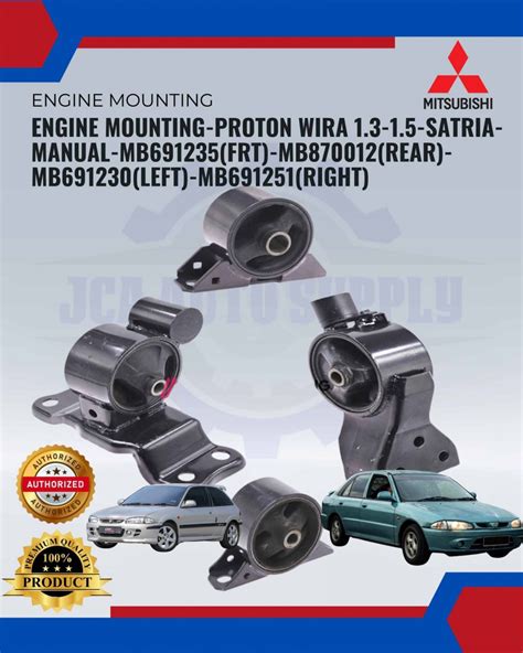 Engine Mounting Set Proton Wira Satria Manual