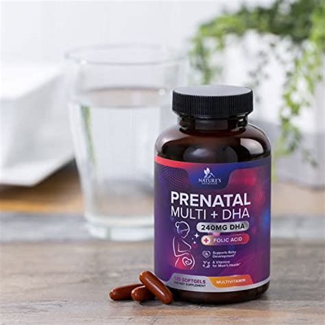 Vitaminas Prenatales Con Dha Y ácido Fólico Vitamina Del Embar