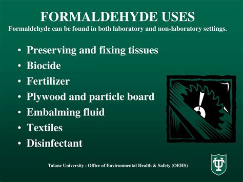 Ppt Osha Formaldehyde Standard 29 Cfr 19101048 Powerpoint