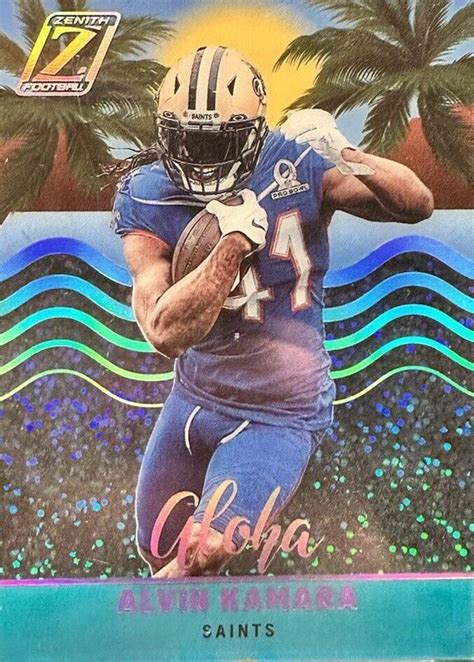 Alvin Kamara Zenith Al Aloha Sparkle Ssp Price Guide