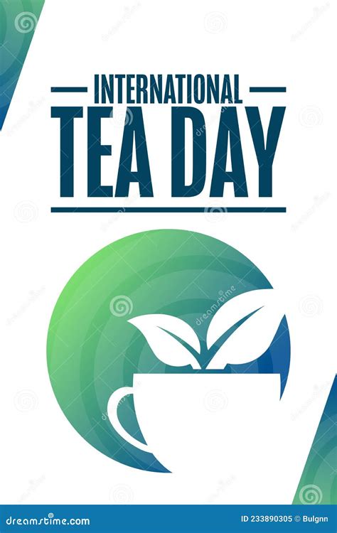 International Tea Day Holiday Concept Template For Background Banner