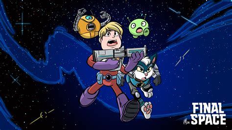 Final Space Netflix Tv Series Artwork Wallpaperhd Tv Shows Wallpapers