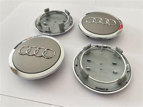 Lot De Centres De Roue Cache Moyeu Gris Mm Audi A A A A Tt Ebay