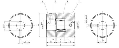 RGE-14 10-12 4-4 муфта соединительная эластичная безлюфтовая ...
