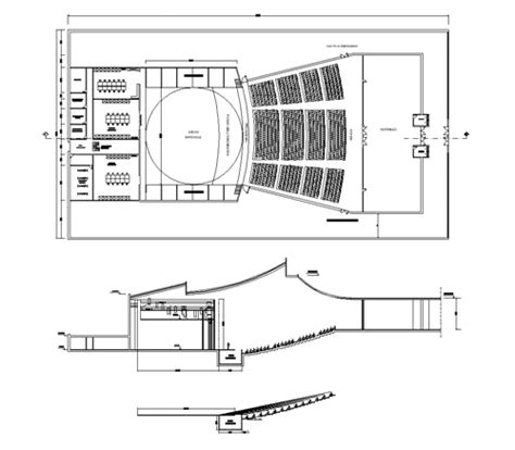 Auditorium Cad Details V2】auditorium Designautocad Blocks