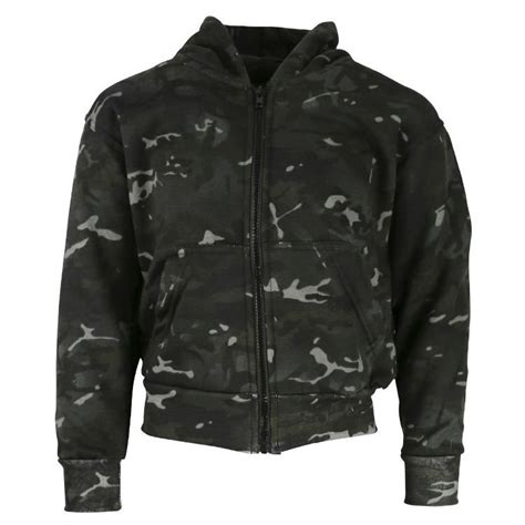 Kombat Pullover Kinder Mit Kapuze Btp Camouflage Black Army Shop