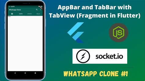 Flutter Chat App AppBar And TabBar With TabView Fragment In Flutter