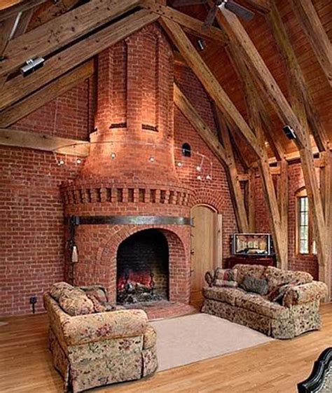 Brick And Stone Wall Ideas (38 House Interiors)