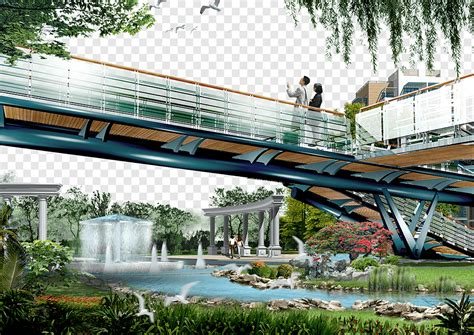 Urban park Skyway, City Park renderings, city, landscape, amusement ...