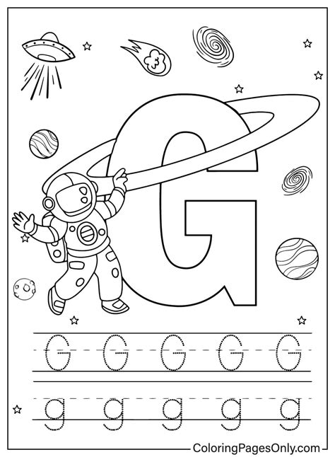 Lettre G Pour Les Enfants Coloriages Gratuits à Imprimer