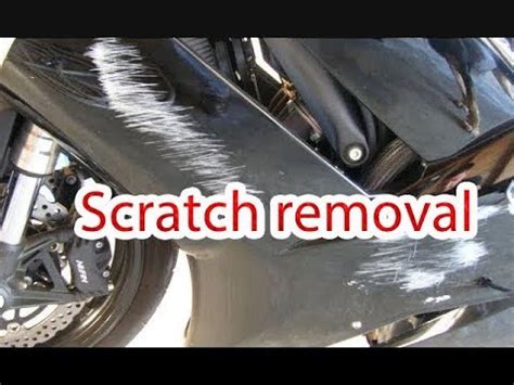 Motorcycle Scratch Removal Easy Way To Remove Scratch From Vechicles