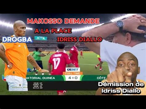 Makosso très remonté demande la démission de Mr Idriss Diallo YouTube