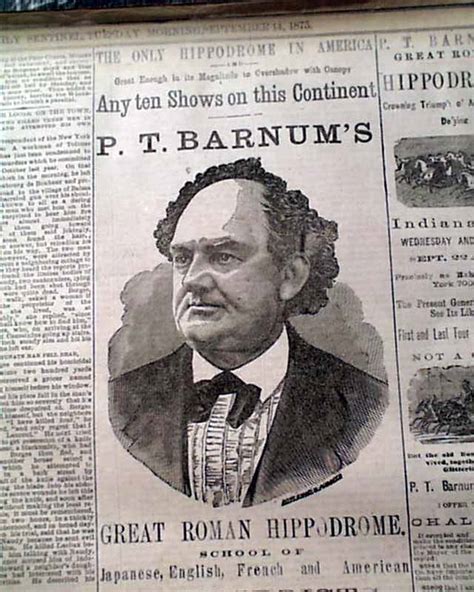 Great P T Barnum Advertisement