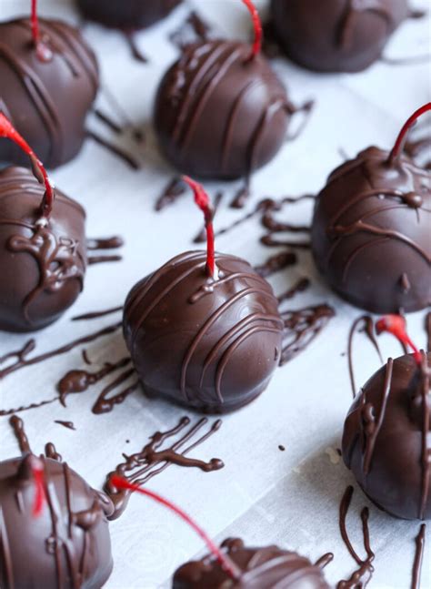 Easy Chocolate Covered Cherries Recipe Cookies And Cups