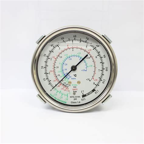 Manómetro analógico PGR 75 SS Seasons Gauge Co Ltd para montaje