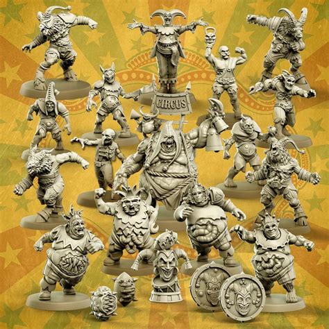 Plague Carnival Team Fantasy Football Punga Miniatures Etsy