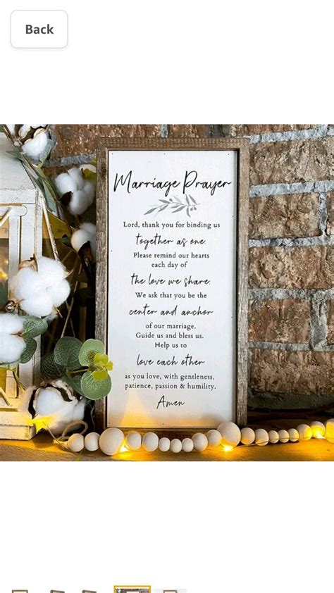 Marriage Prayer Wood Wall Decor T Bundle