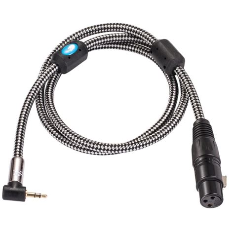 Audiophile Condenser Microphone Cable Angle Mini Jack 3 5mm Male To Xlr 3 Pin Female For Pc