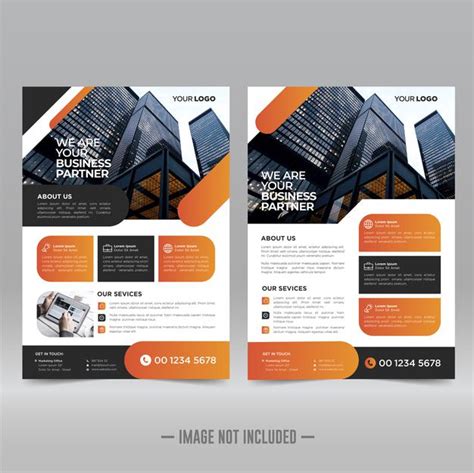 Premium Vector Corporate Poster Flyer Design Template