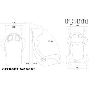 Rpm Atech Extreme S Seat Black Revolution Racegear