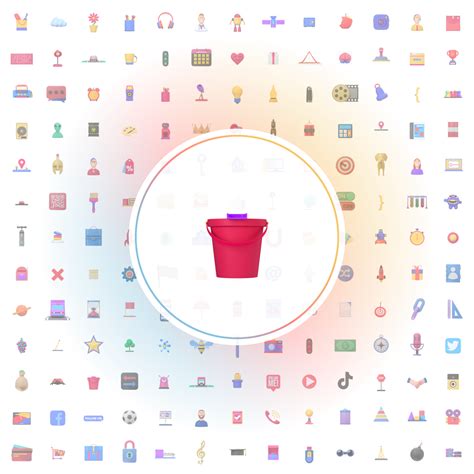 Bucket Icons Iconshock