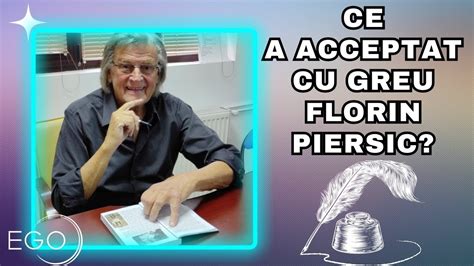 Florin Piersic a acceptat cu greu să își scrie memoriile Nu mă mai