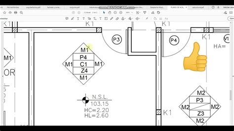 Contenido Del Plano De Desplante De Muros Y Acabados Youtube