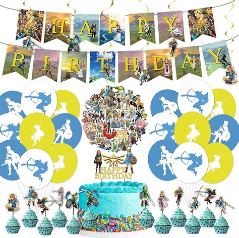 Buy Zelda Party Supplies Zelda Birthday Party Decorations Includes