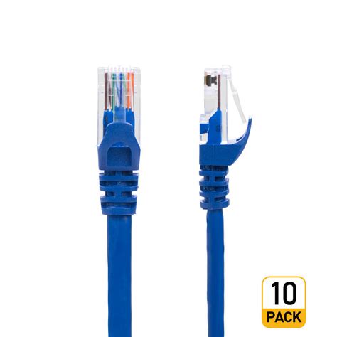 24AWG UTP Blue Cat5e Ethernet Network Cable 6ft PrimeCables