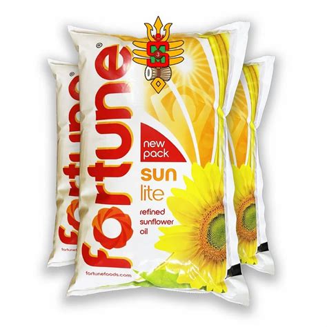 FORTUNE SUNFLOWER OIL 1L BOX PACK OF 10 Packaging Size 1 Litre At