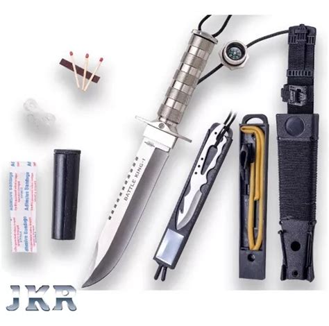 Cuchillo De Combate Español Jkr Battle King 1 Kit Completo Meses sin