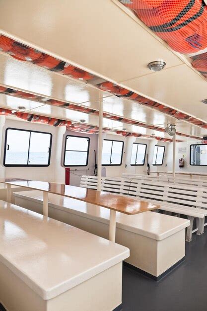 Premium Photo | Passengers recreational ship interior